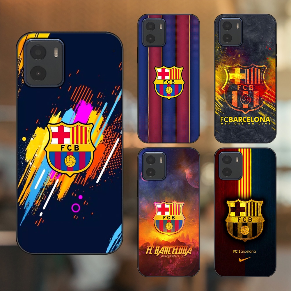 Ốp lưng Vivo Y15s, Y15a viền đen in hình Barcelona Barca