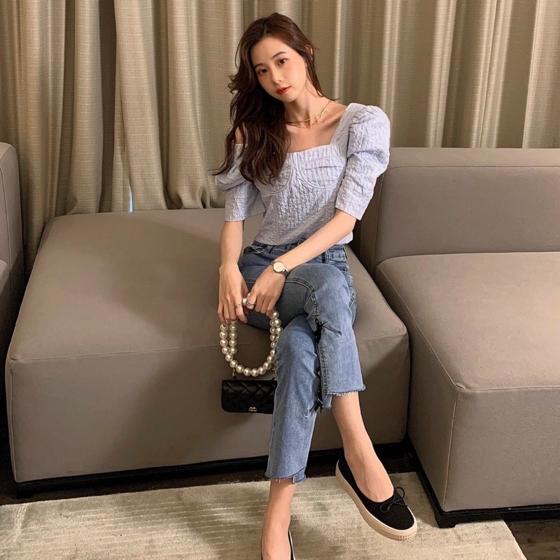 Giày Slipon nơ mẫu newwww Size:35 đến 38