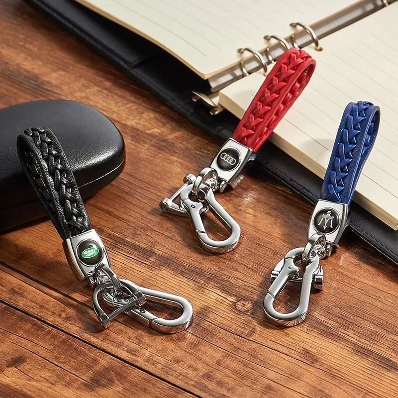 Móc Chìa Khóa Dây Bện Chống Thất Lạc Thông Dụng Cho Xe Hơi