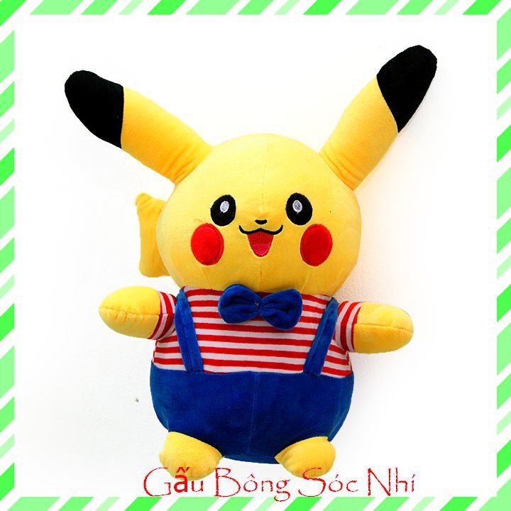 Gấu Bông Pikachu  FREESHIP  Gấu Bông Sóc Nhí - Gấu bông pikachu xinh xắn