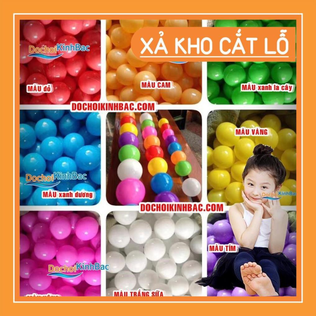 [Giá siêu sỉ] [HCM] Set 100 bóng nhựa nhiều màu cỡ lớn phi 5