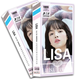 Postcard ngôi sao  Lisa Blackpink ảnh thiệp đẹp dành cho fan hâm mộ