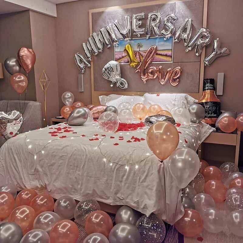 [Ảnh thật] Set trang trí đẹp lung linh cho tình nhân kỷ niệm anniversary (COMBO 164)