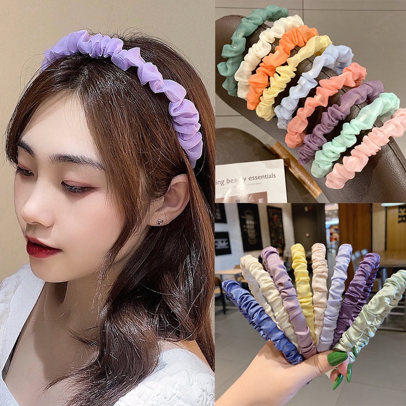 Băng đô thời trang màu kẹo đáng yêu dành cho bé gái