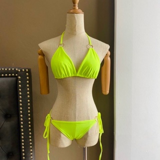 Đồ bơi- bikini 2 mảnh khuyên tròn cạp thấp
