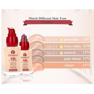 Kem nền Dermacol 24h Control Long Lasting Make-up 30ml