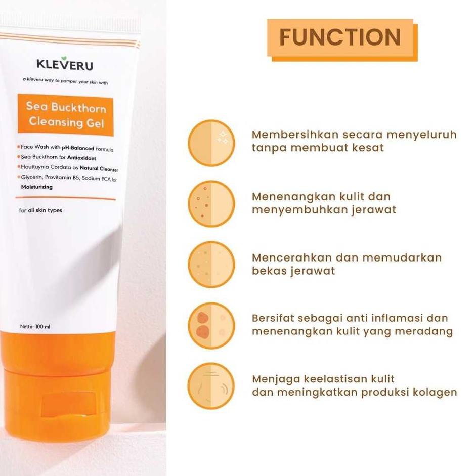 Gel Rửa Mặt Dạng Gel 0Zst7 KLEVERU Sea Buckthorn 83 Hàng Có Sẵn | BigBuy360 - bigbuy360.vn