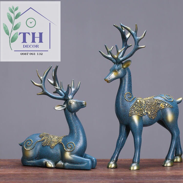 Tượng gốm sứ phong cách Bắc Âu- trang trí nhà cửa