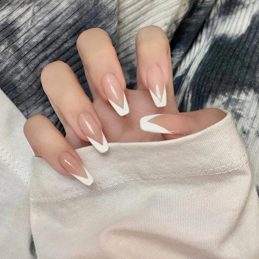 Miếng Dán Trang Trí Móng Tay Hình Bán Nguyệt Chống Thấm Nước