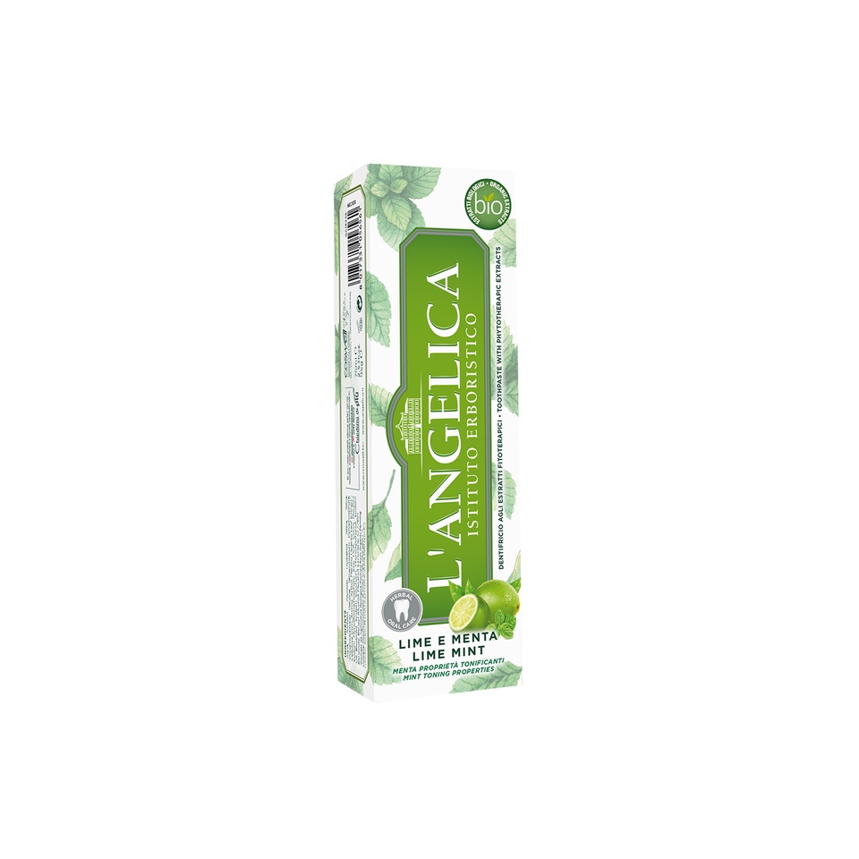 [HB Gift] Kem Đánh Răng Thảo Dược L'angelica Toothpaste Lime Mint 75ml