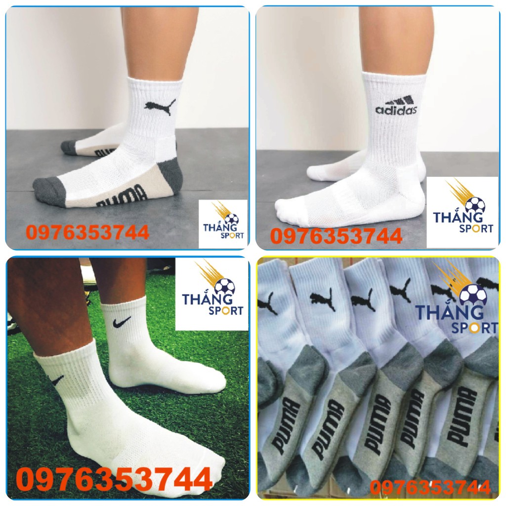 ( Freeship 99k )Tất Vớ Dệt Kim Đá Bóng Phủi VNXK Cao cấp 2021, nike, adidas,puma dầy đẹp