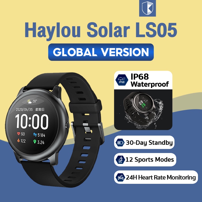 [Mã 44ELSALE2 giảm 7% đơn 300K] [Hàng Chính Hãng] Đồng Hồ Thông Minh Haylou Solar LS05/Haylou LS05S