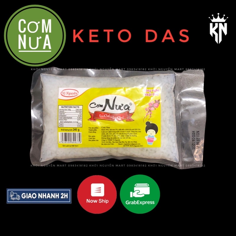 [Mã SKAMA8 giảm 8% đơn 300K] [Sỉ] Cơm Nưa Keto/Das