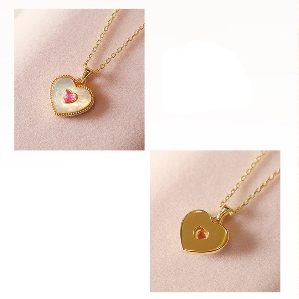 MXGOODS Vòng cổ Mặt Hình Trái Tim Thời Trang Cho Nữ