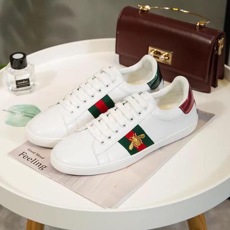 NEW | Bán Chạy | GIÀY GUCCI THÊU HÌNH ONG-HÀNG BẢN ĐẸP SẴN . 2020 2020 WT * XX ! []...