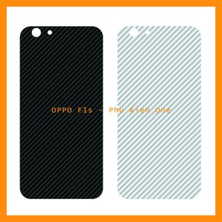 Decal dán lưng oppo f1s / a59 vân carbon 3d