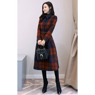 Hàng đủ size: đầm linen kẻ caro cao cấp. - dx32