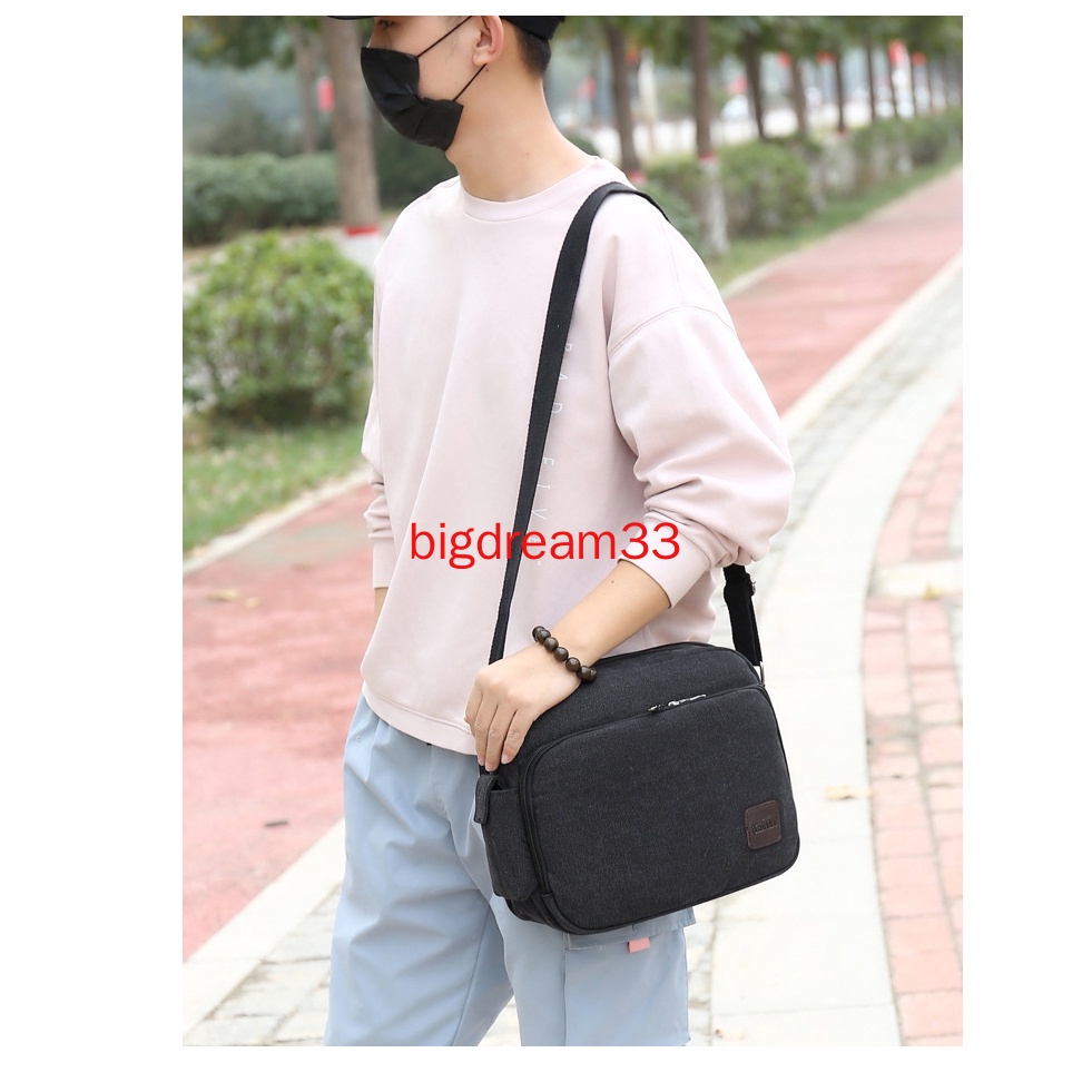 Túi Canvas đeo chéo phong cách Vintage | BigBuy360 - bigbuy360.vn