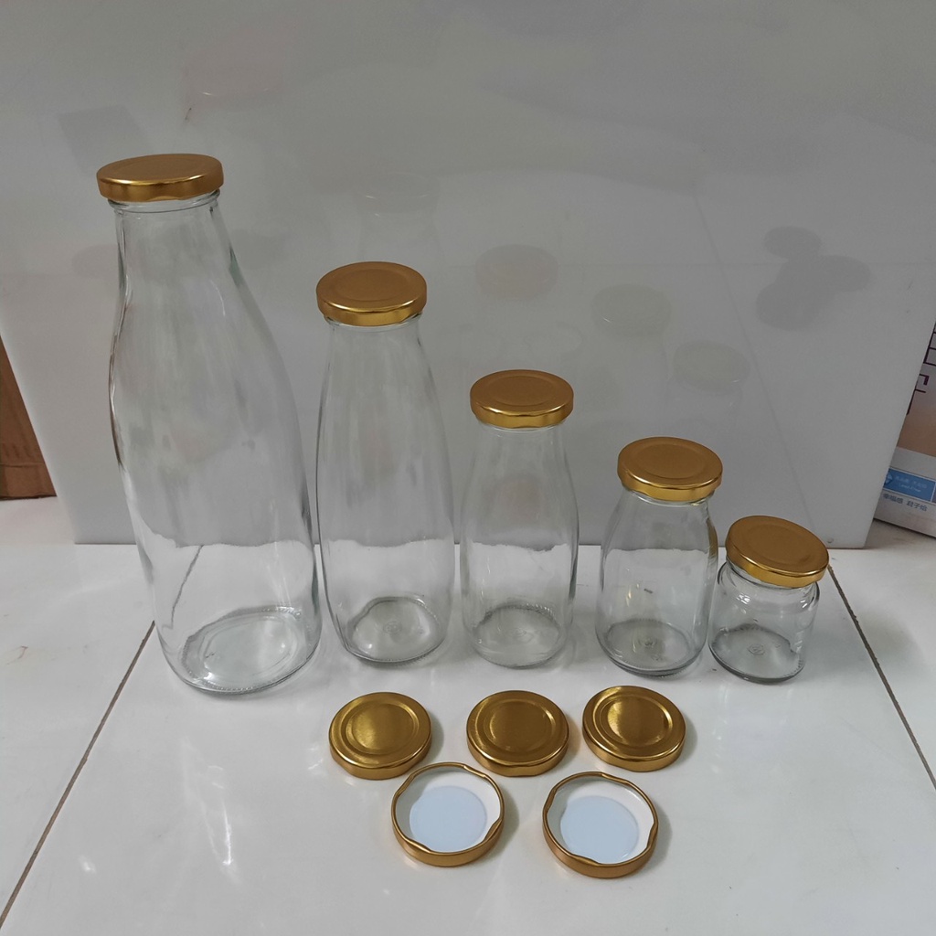 Nắp thiếc sử dụng cho chai đựng sữa, đựng yến từ 100ml đến 1 lít
