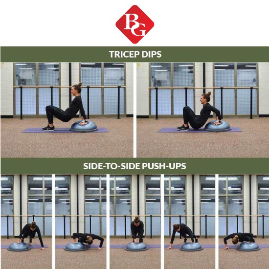 CHAIR - Bóng tập YOGA bóng tập thể lực thăng bằng BALL BALANCE Bosu PINK tặng bơm bóng