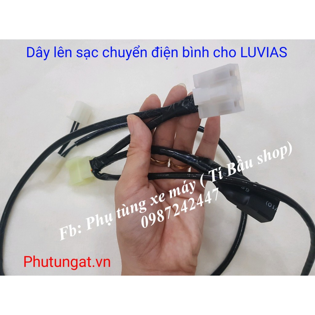 Dây lên sạc chuyển điện bình cho cho Luvias Fi/ Luvias thường