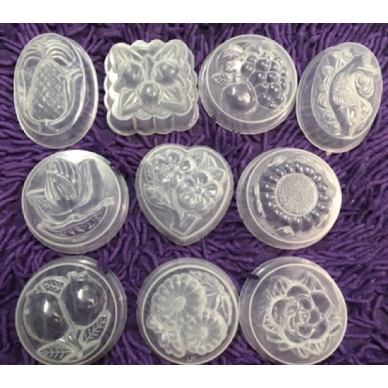 Set 10 Khuôn Làm Rau câu Nhỏ Nhiều Hình
