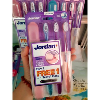 Bộ 3 bàn chải siêu mềm Jordan Target Sensitive