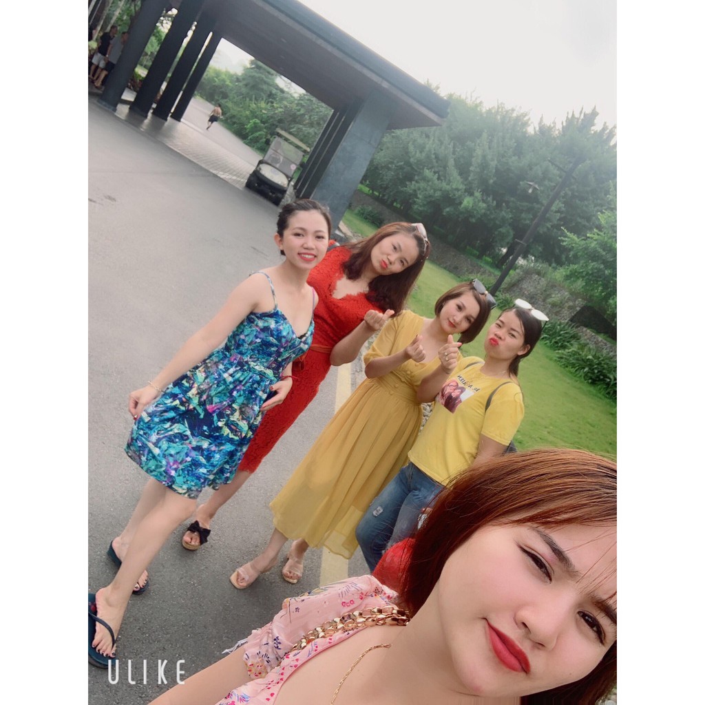 [ xả kho ] MiD Đầm maxi vàng hàng thiết kế cao cấp V1078 Mie Design ảnh thật