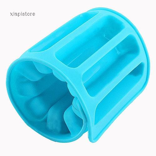 1 Khuôn nhựa làm đá/bánh tiện dụng hình tròn thon dài