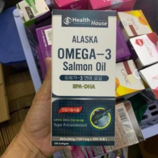 Alaska Omega 3 Bổ Não, Tăng Cường Thị Lực, Giảm Nguy Cơ Mắc Bệnh Tim Mạch