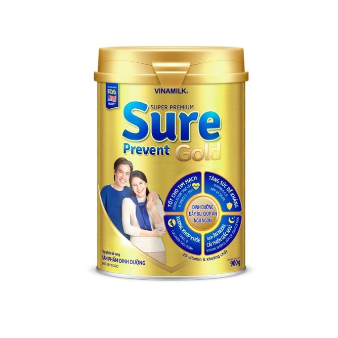Sữa Bột Sure Prevent Gold 900g
