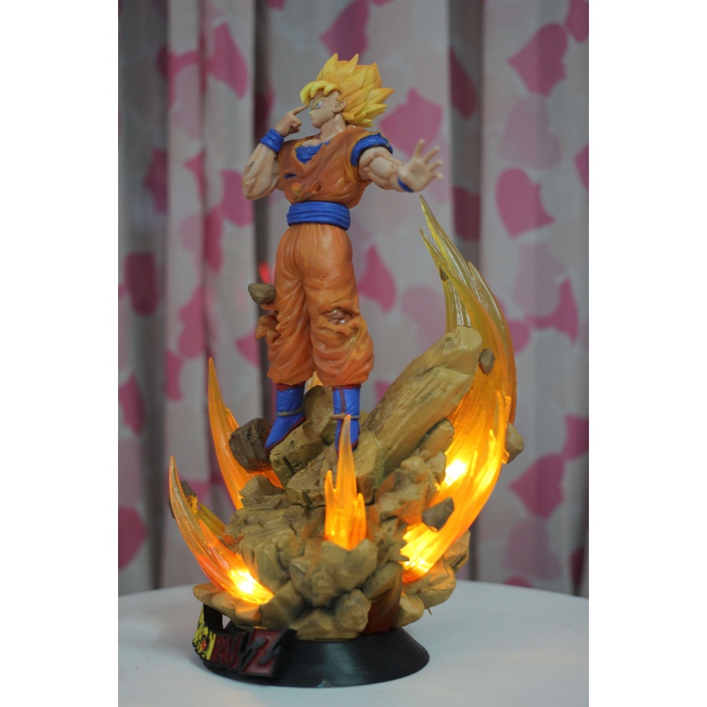 💥💥Mô hình Goku super saiyan 3 cao 31cm có led - Mô hình Dragon ball