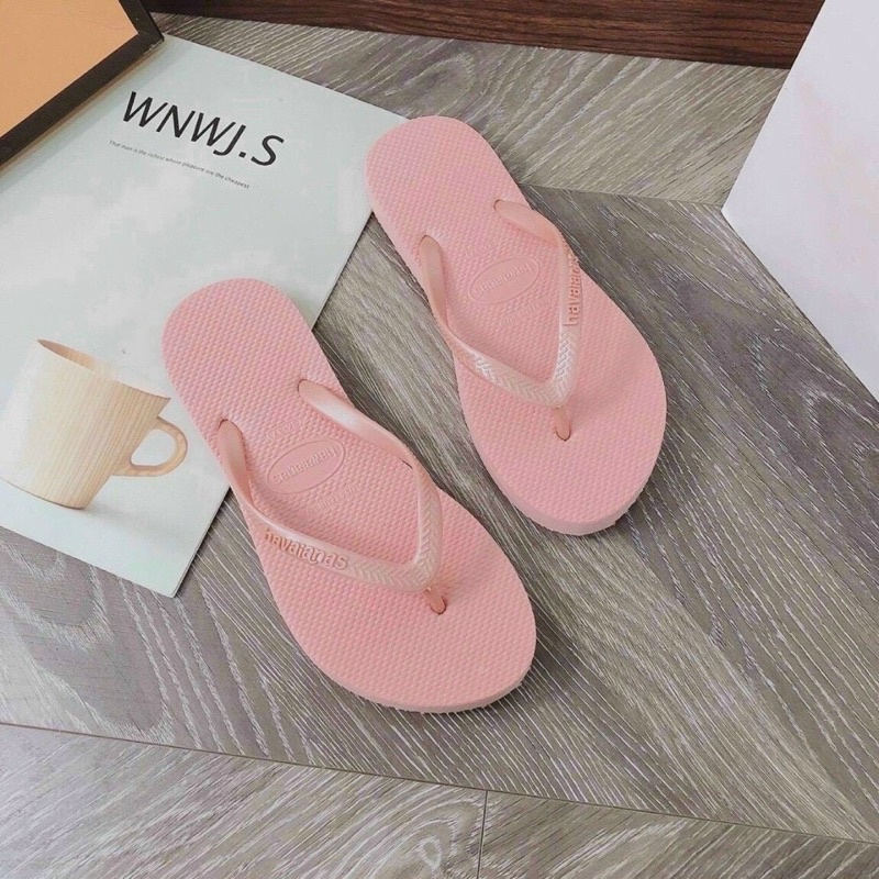 Dép lào kẹp ngón havas màu trơn pastel siêu hot havaianas