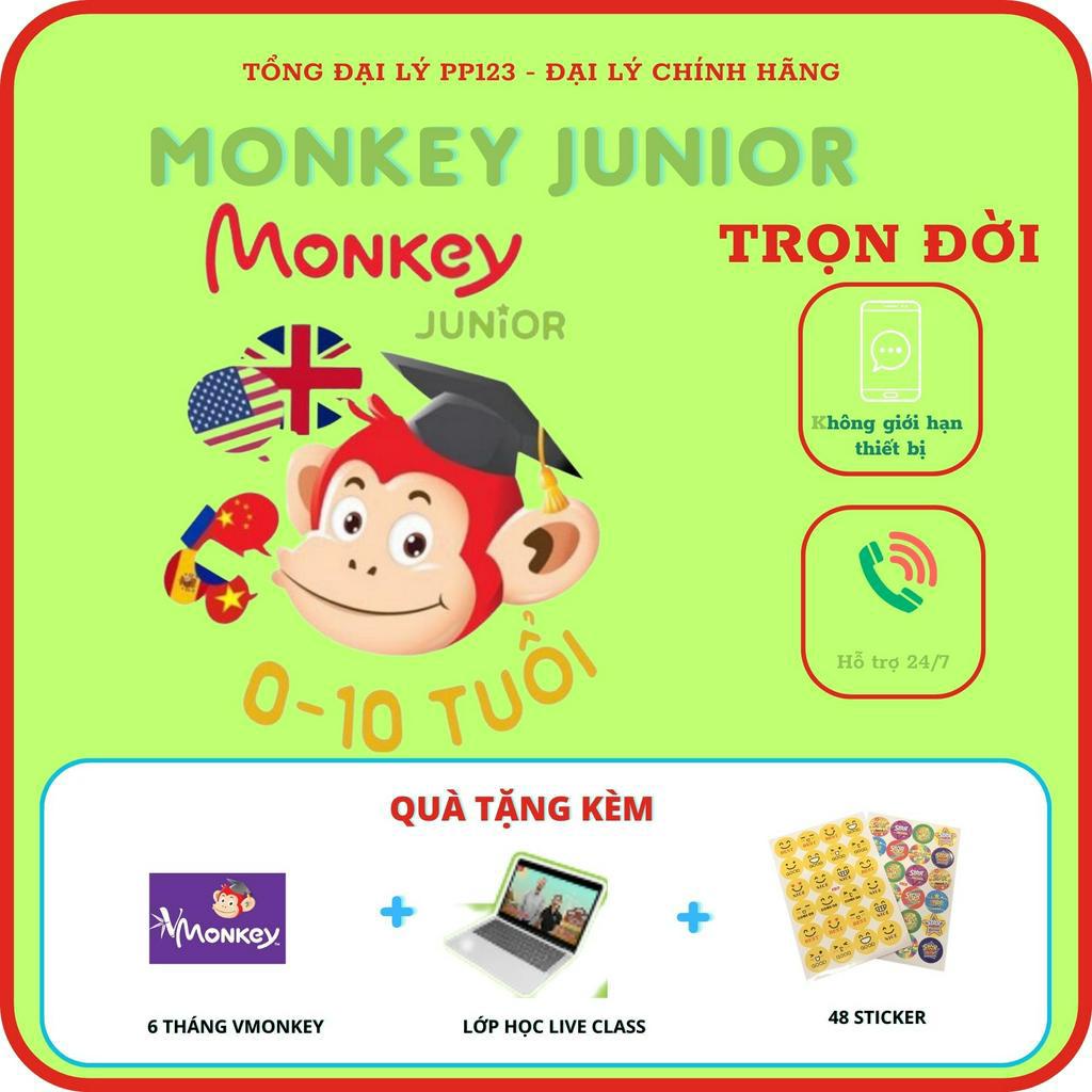 Monkey Junior ( Trọn đời , 1 năm ) Kèm quà Tặng