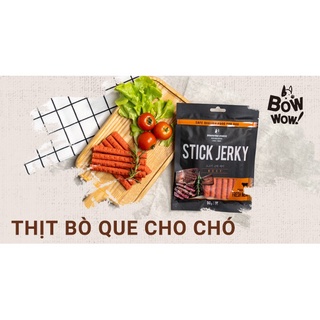 90gr- Thịt bò, cừu que cho chó Snack Stick Jerky Bowwow