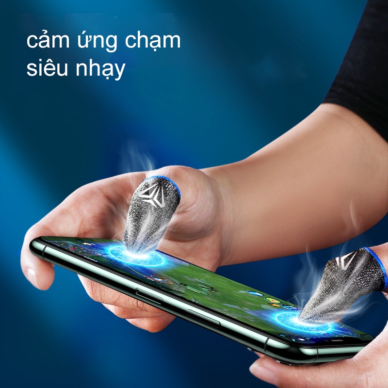 1 cặp Găng tay chơi game sợi bạc Shezi cap cấp