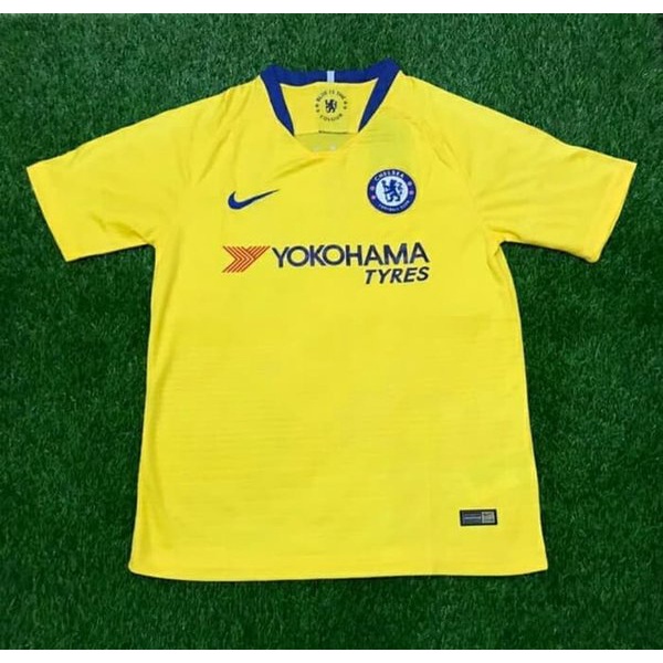 Áo Thun Chelsea Màu Vàng In Chữ Free Size 2017-18