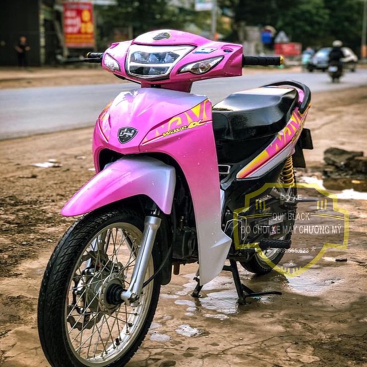Tem Trùm Xe Máy Tem Dán Xe Wave A Tem Rời Wave A Mẫu Mới 50cc - 110cc
