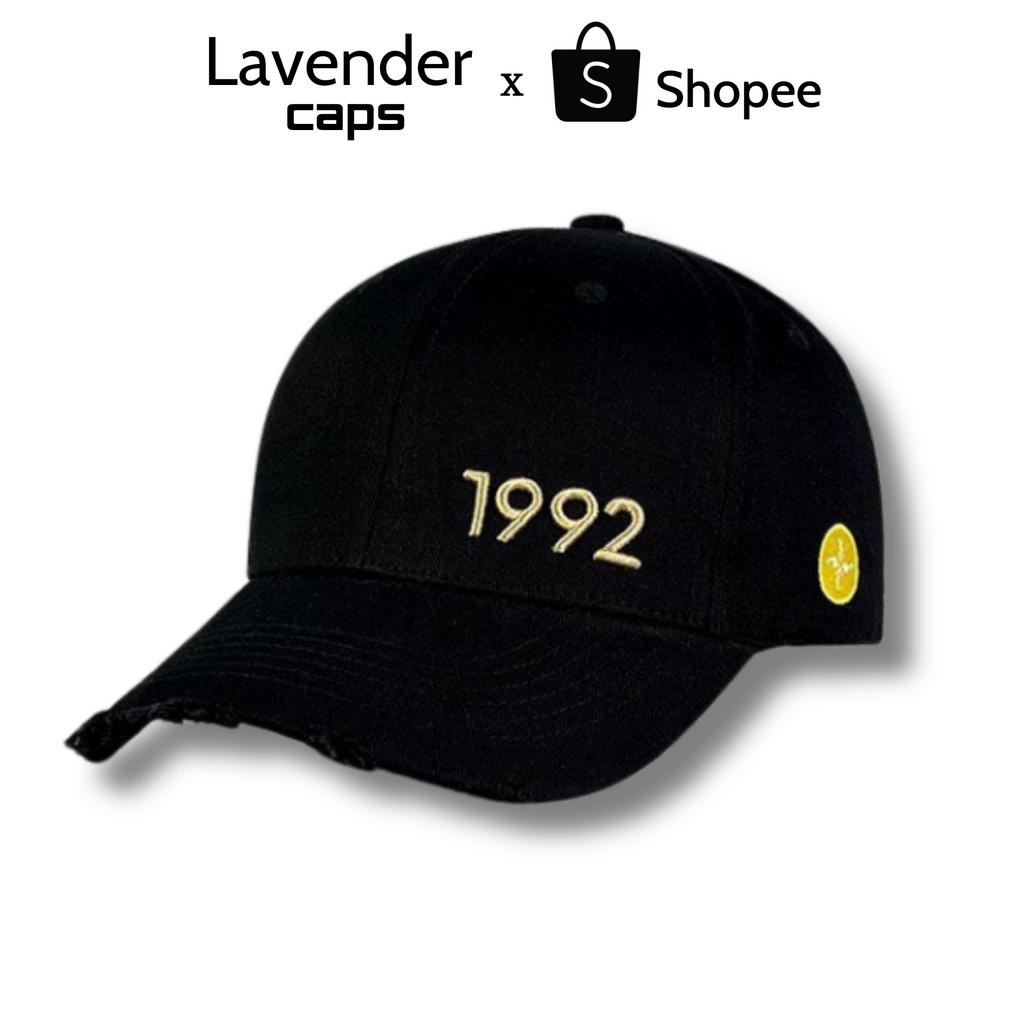 Nón kết Mũ lưỡi trai đen 1992 logo thêu dành cho nam nữ Free size