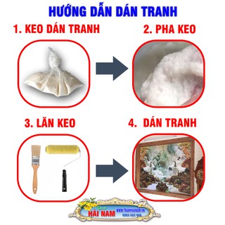 Tranh dán tường 3D thác nước đẹp - vải lụa