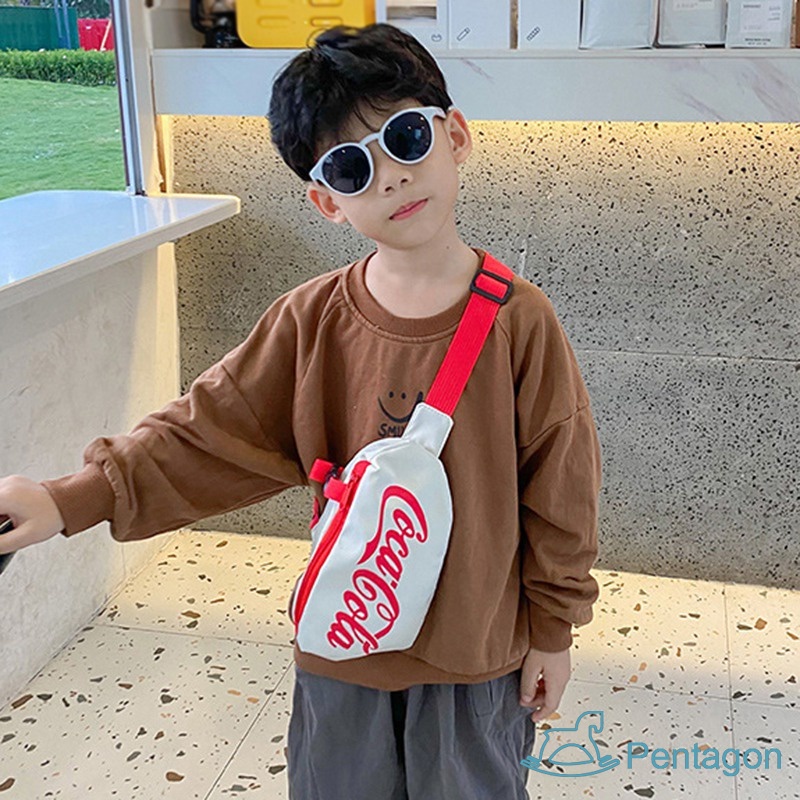 Túi Đeo Chéo Ngực/Hông Thời Trang Hàn Quốc Cho Bé Trai Bé Gái