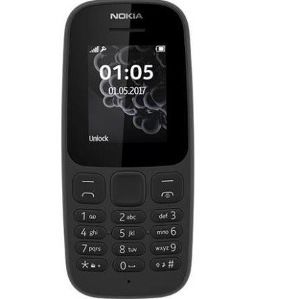 Điện thoại Nokia 105 Single Sim hàng chuẩn giá tốt- bảo hành 12 tháng, lỗi 1 đổi 1 trong 7 ngày