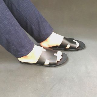 Dép nam da bò thật Bảo hành da 1 năm