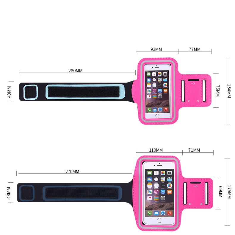 Bao Đeo Tay Điện Thoại Chạy Bộ Thể Dục Siêu Mỏng Nhẹ