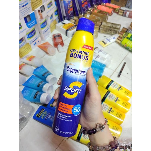 KEM CHỐNG NẮNG COPPERTONE SPORT SPF50 NHẬP KHẨU CHÍNH HÃNG - 9133