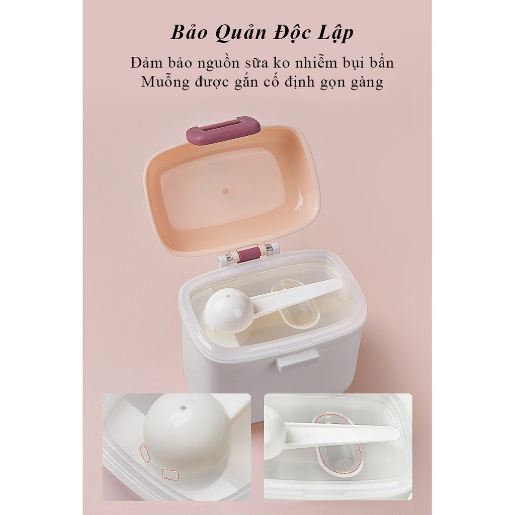 Hộp Trữ Sữa 2 Ngăn Độc Lập 552ml - BabyCare