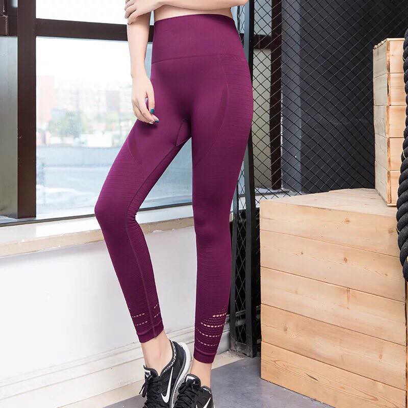 Freeship 99k TQ_Quần Legging yoga gym cạp cao nâng mông