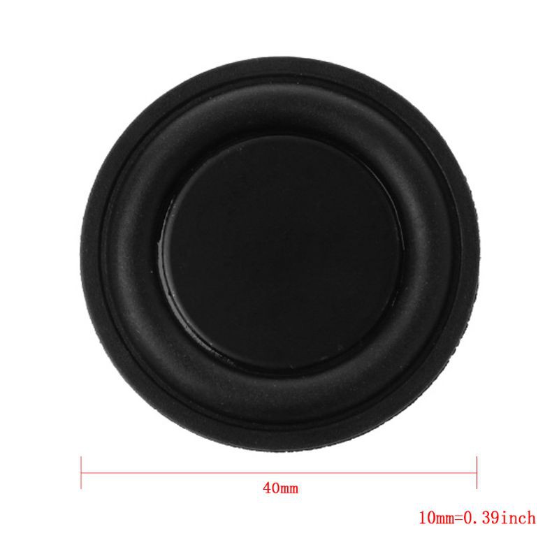 KOK 40mm Passive Radiator Subwoofer Speaker Vibration Membrane Bass Rubber Woofers