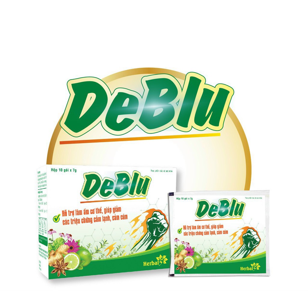 Deblu - Bột Chanh, Gừng Giải Cảm