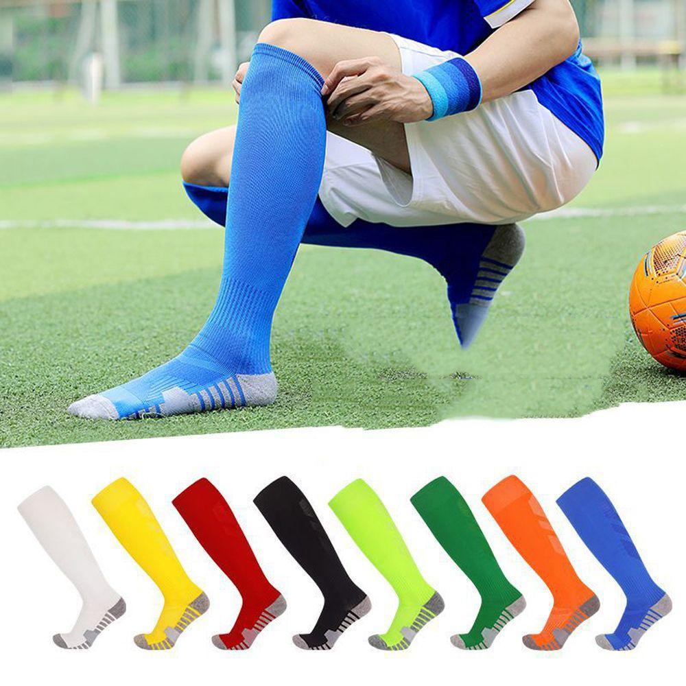 Vớ Thể Thao Dài Qua Gối Nhiều Màu Sắc Dùng Khi Chơi Bóng Đá / Bóng Chày / Đạp Xe